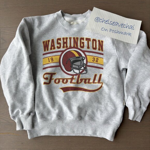 Vintage Washington Commanders Football Sweatshirt, NFL WA Commander Shirt Tee - Picture 1 of 2